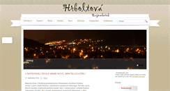 Desktop Screenshot of hrboltova.sk